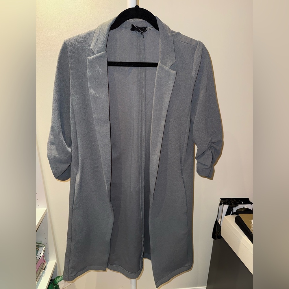 Have Women's Charcoal Long lightweight Blazer
